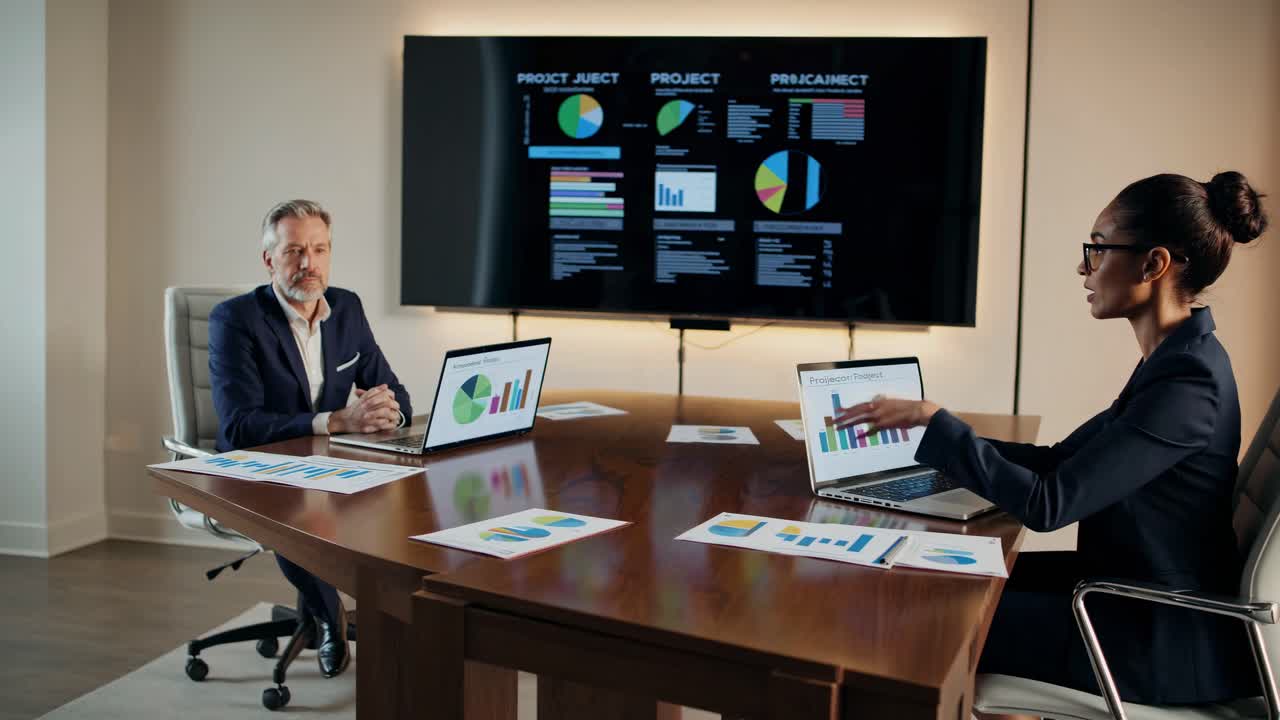 reunión de negocios en la sala de conferencias