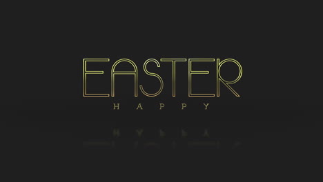 Elegance-and-fashion-Happy-Easter-text-on-black-gradient