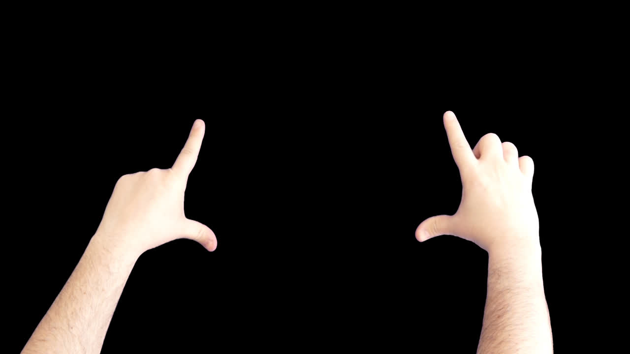 손은 다른 몸짓을 합니다.