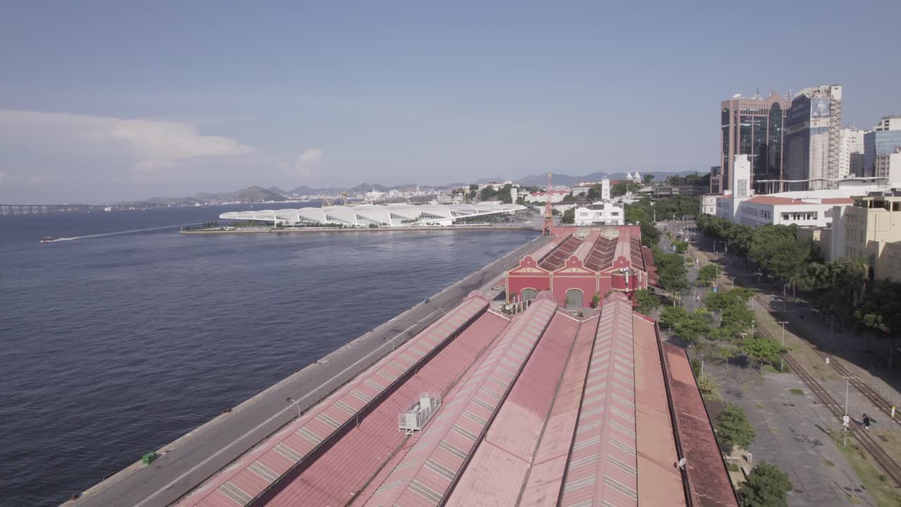 Rio de Janerio’s original port infrastructure, docks, warehouses, railways