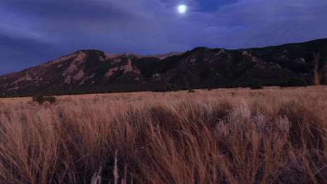 luna en el parque nacional great sands 4k dolly