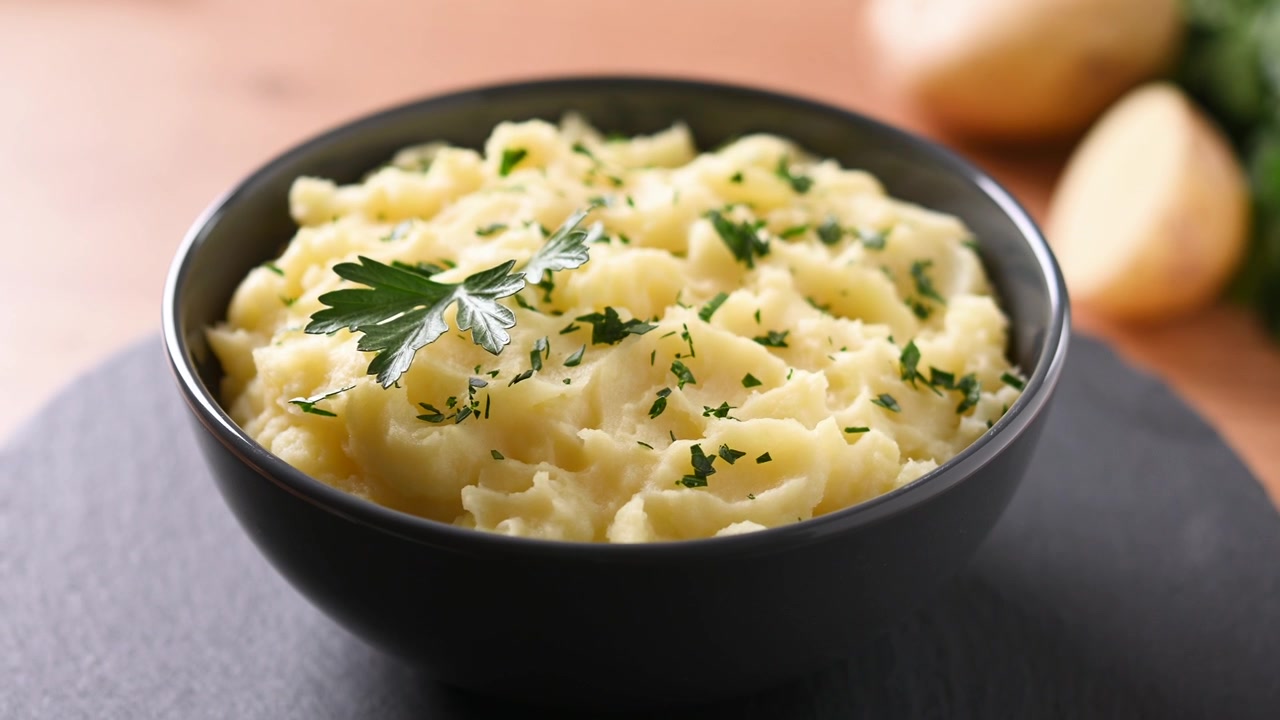 Purè di patate cremoso in rotazione