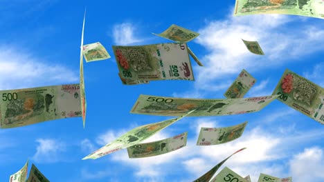 falling argentinian pesos