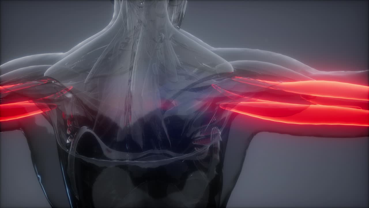 트라이세프스 - 눈에 보이는 근육 해부학 지도