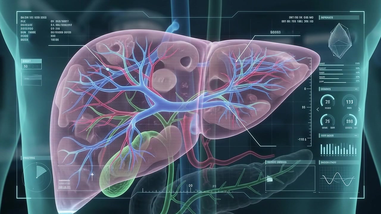 Digital Medical Visualization of Human Liver and Gallbladder Anatomy