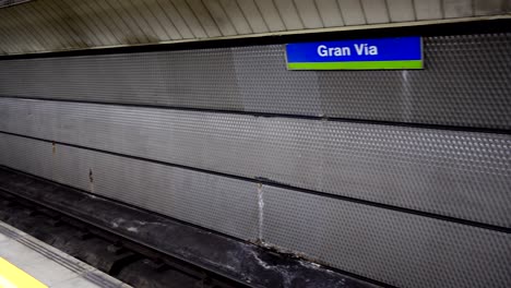 gran via metro station.