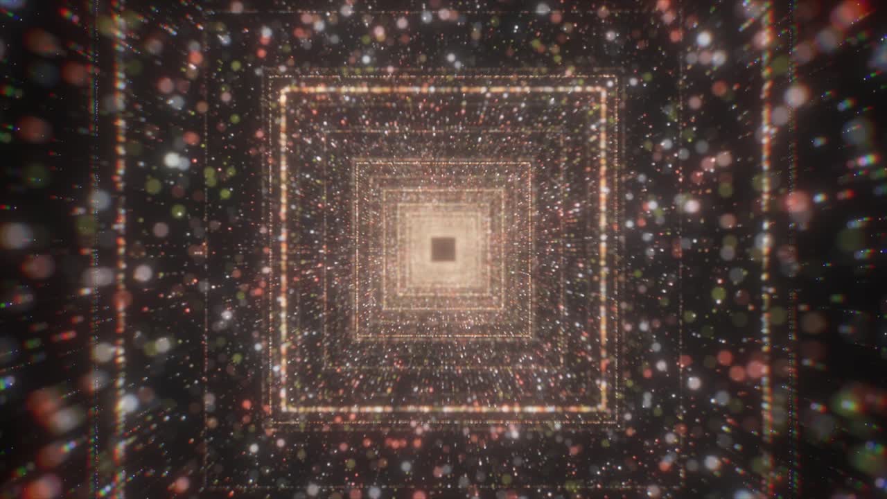 túnel de resplandor abstracto