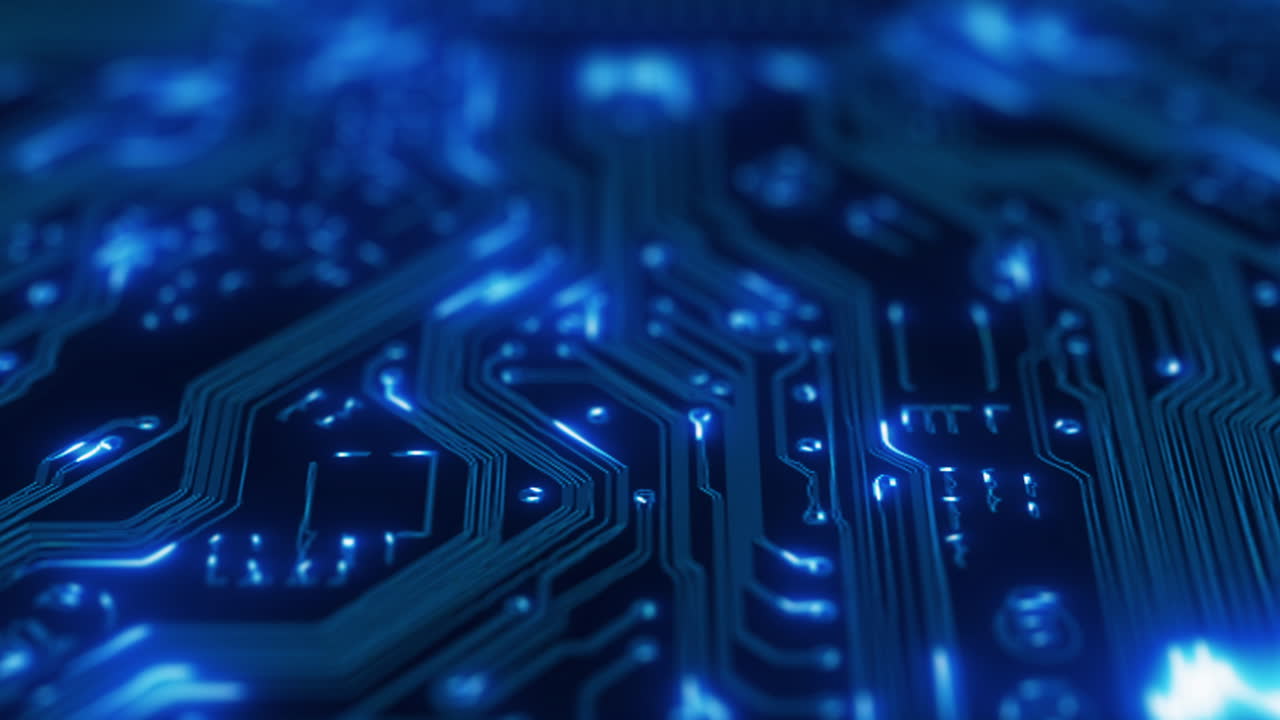 AI web network, technology circuit board