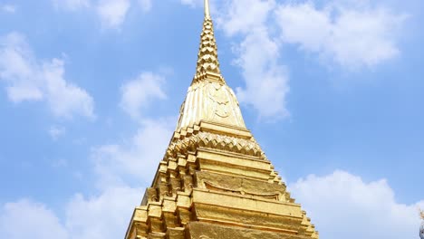 golden pagoda under a clear blue sky