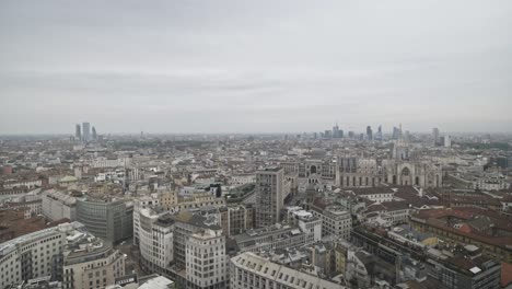 Skyline-Von-Mailand-Aus-Der-Vogelperspektive