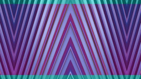 fondo brillante sin costuras 3d abstracto en 4k con cintas violetas. las rayas violetas se mueven cíclicamente en geometría simple estilo creativo de dibujos animados. animación suave en bucle. 4