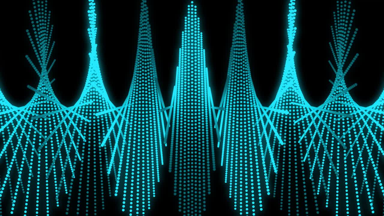 Light blue color Dot Shape Pattern animation motion graphics