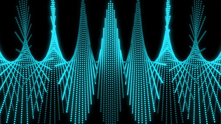 Light blue color Dot Shape Pattern animation motion graphics