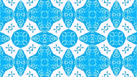 kaleidoscopio patrones de bucle sin costuras animación abstracto fondo gráfico en movimiento multicolor.
