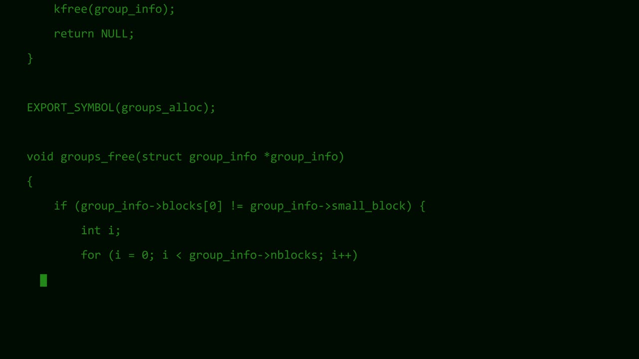 Green lines of random program code fast scrolling on a Computer screen terminal. Breaking Into the System. Technology, coding, programming, software and hacking concept. 4k.