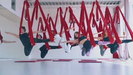 oriental fly yoga hammocks hold pretty flexible ladies