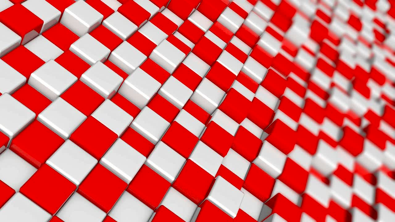 빨간색과 색 사각형 블록으로 추상적인 배경