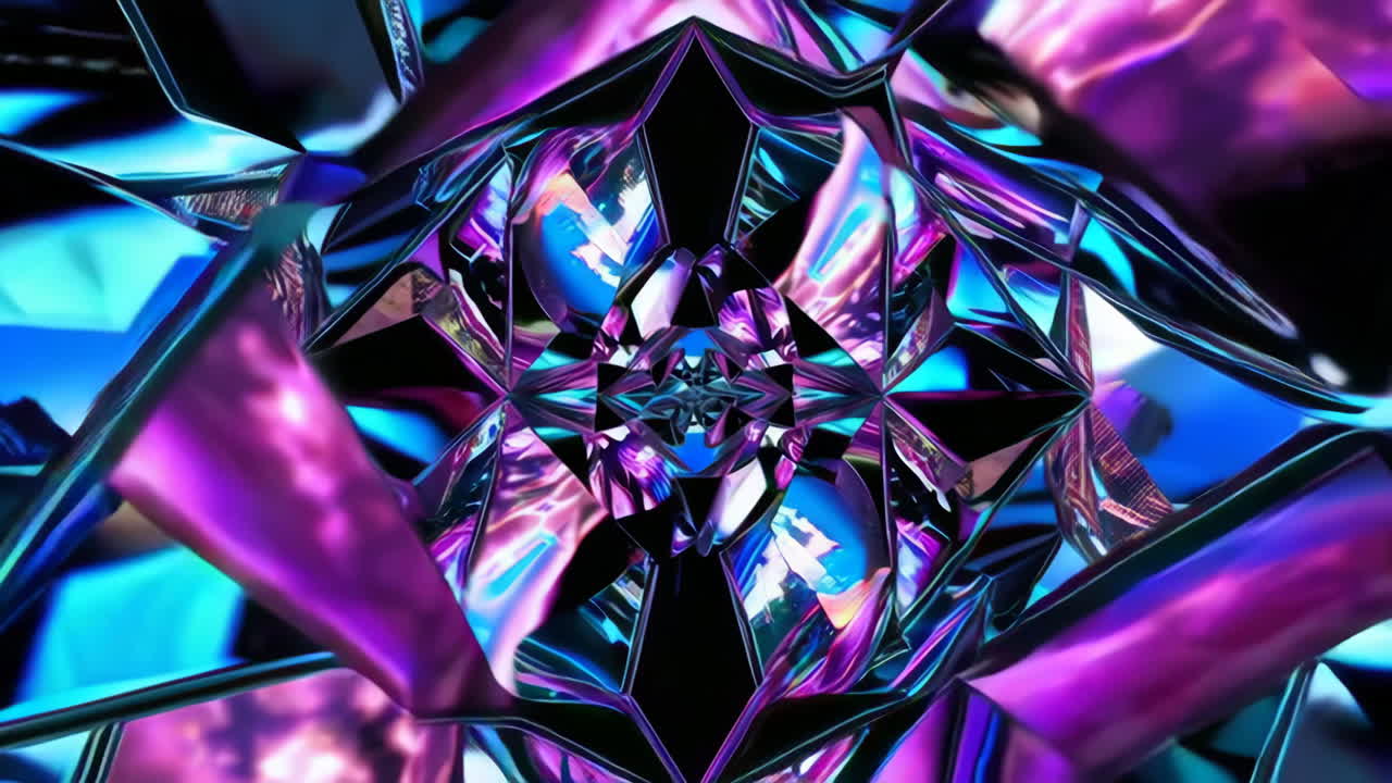 patrón de cristal geométrico abstracto