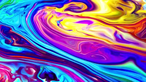 abstract colorful liquid art