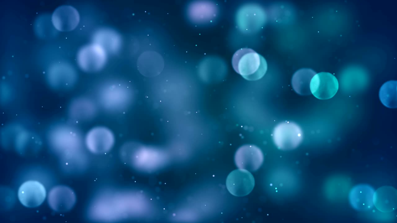 luces de inundación azules brillantes con bucle de partículas