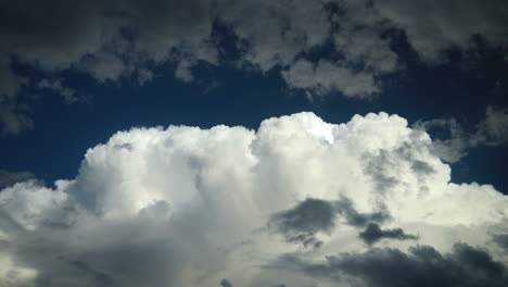 timelapse of big cloud, storm prepare in timelapse