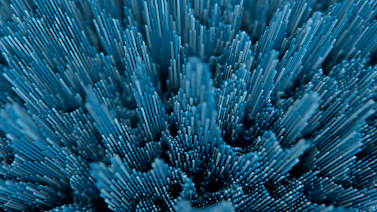 la forma de onda cúbica abstracta de 4k.