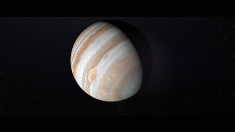 jupiter planet viewed from space
