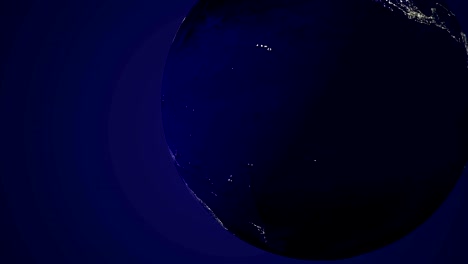 4k night - world animation |loopable