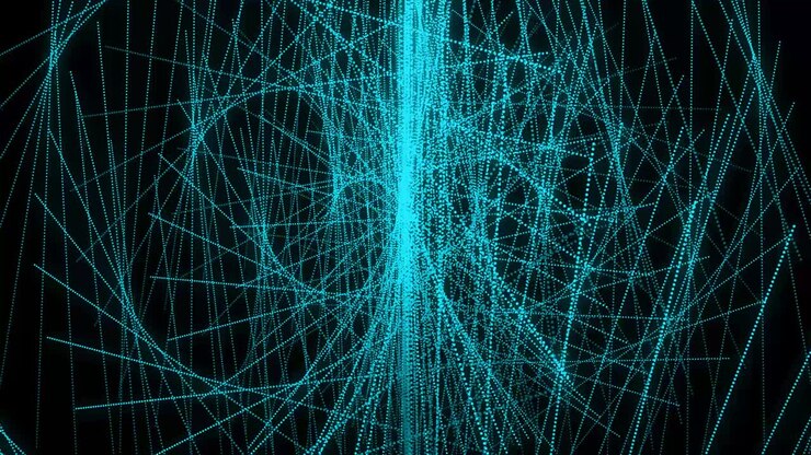 Light blue color Dot Shape Pattern animation motion graphics