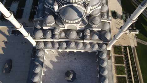 vista aérea de estambul mezquita camlica