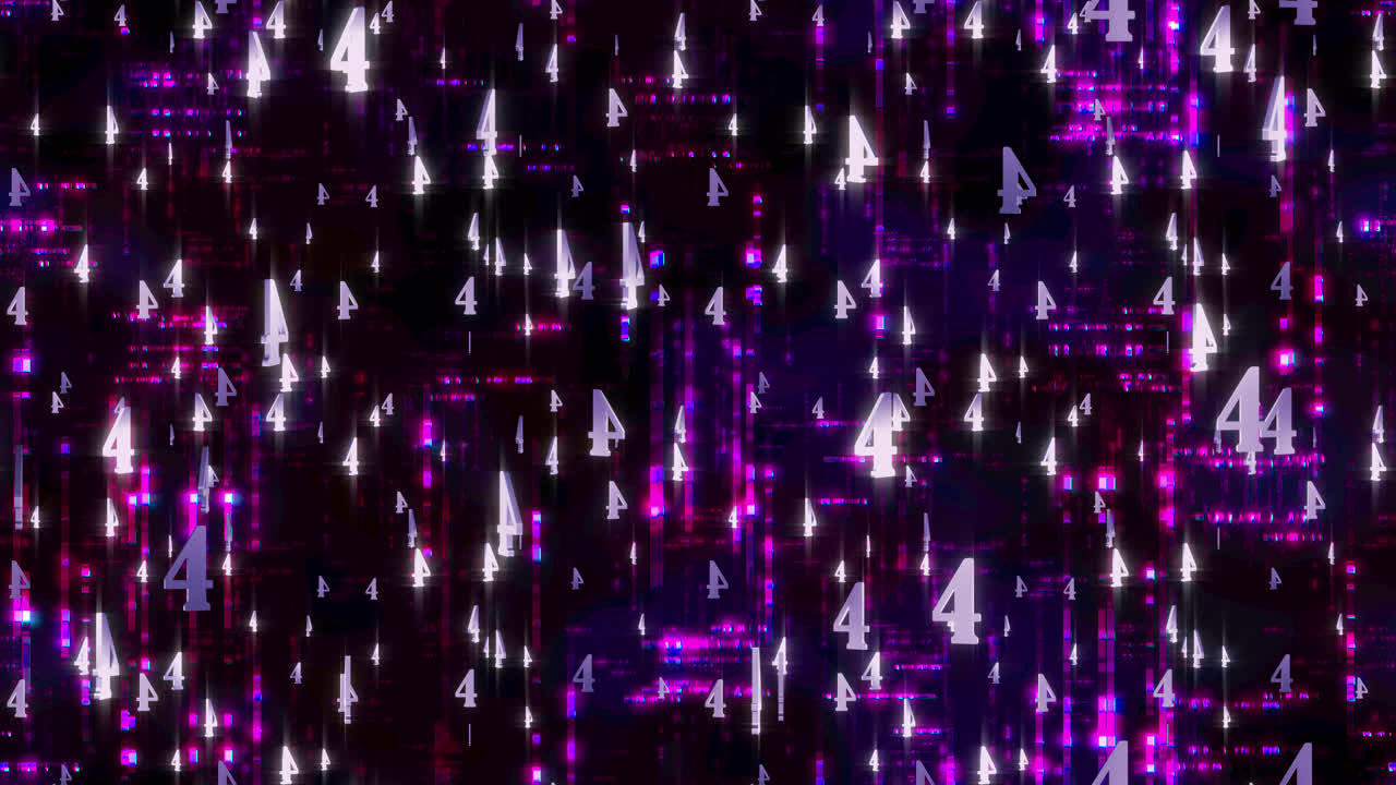 Number 4 Background Techno LOOP TILE