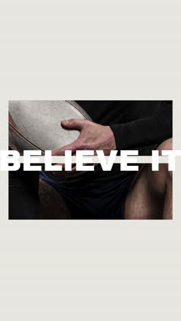 believe it, achieve it: rugby motivation