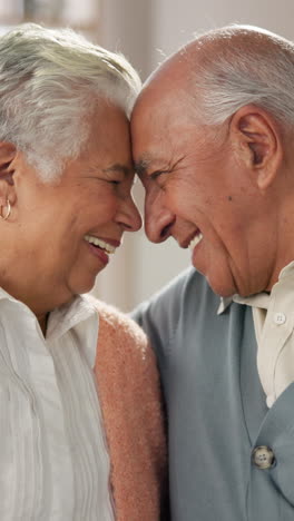 elderly couple in love, smiling and happy together