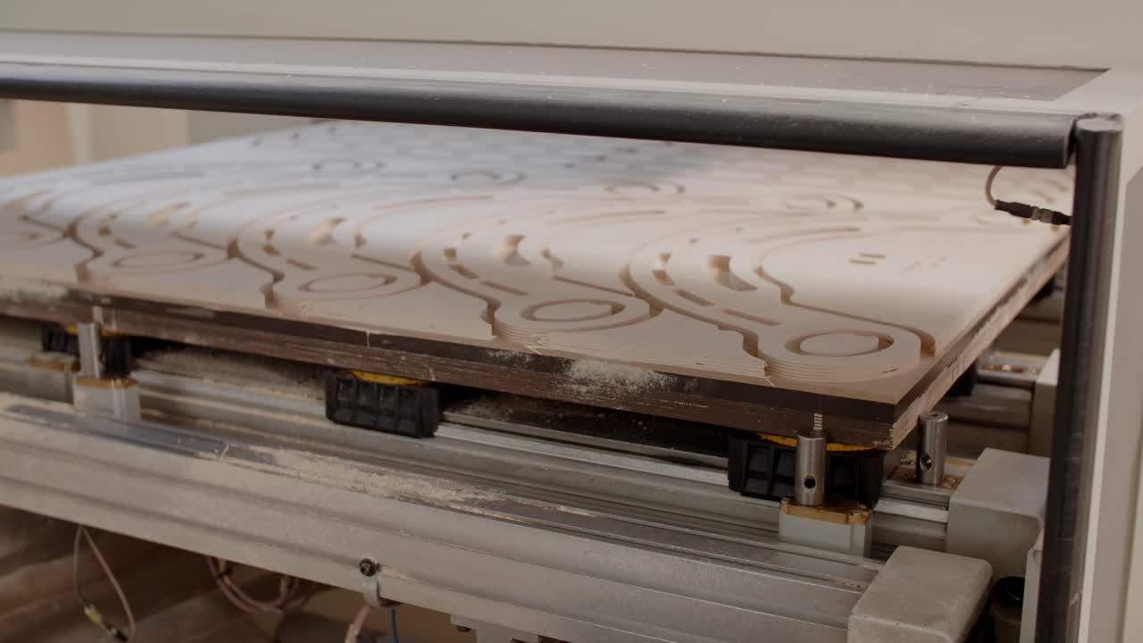 CNC Wood Router Machine Processing Wood Parts