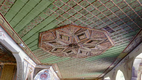 architectural ceiling of the mansion