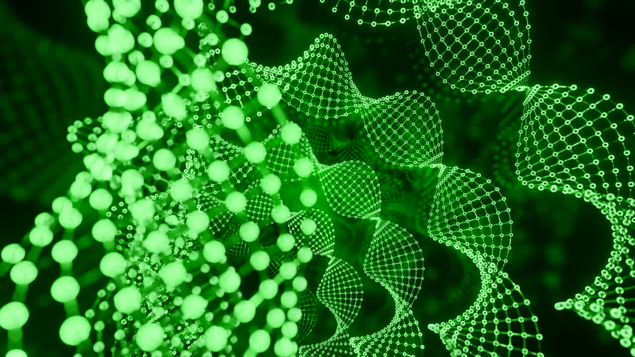 estructura molecular abstracta