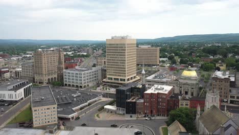 utica, new york with drone video pulling out