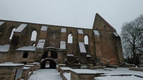 pirita convet ruins in tallinn estonia