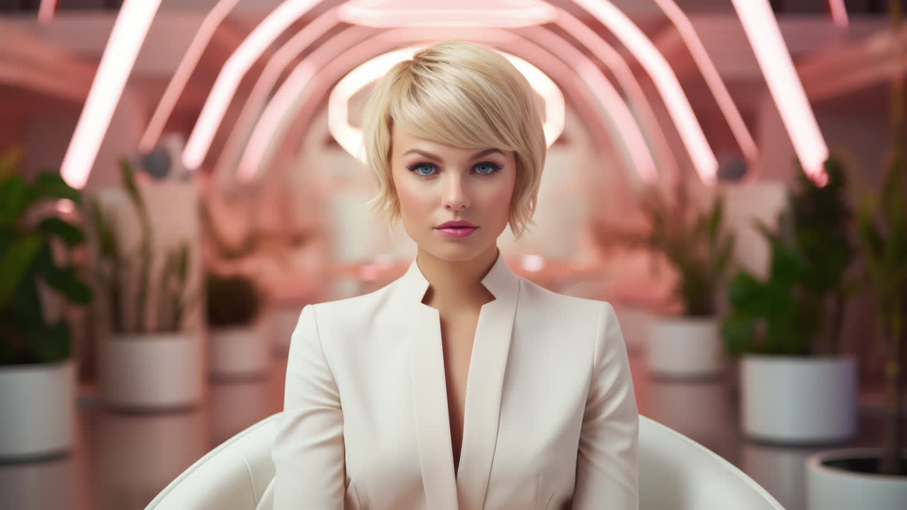 технологические бизнес-женщины с vr-гарнитурами, сделанными из искусственного интеллекта