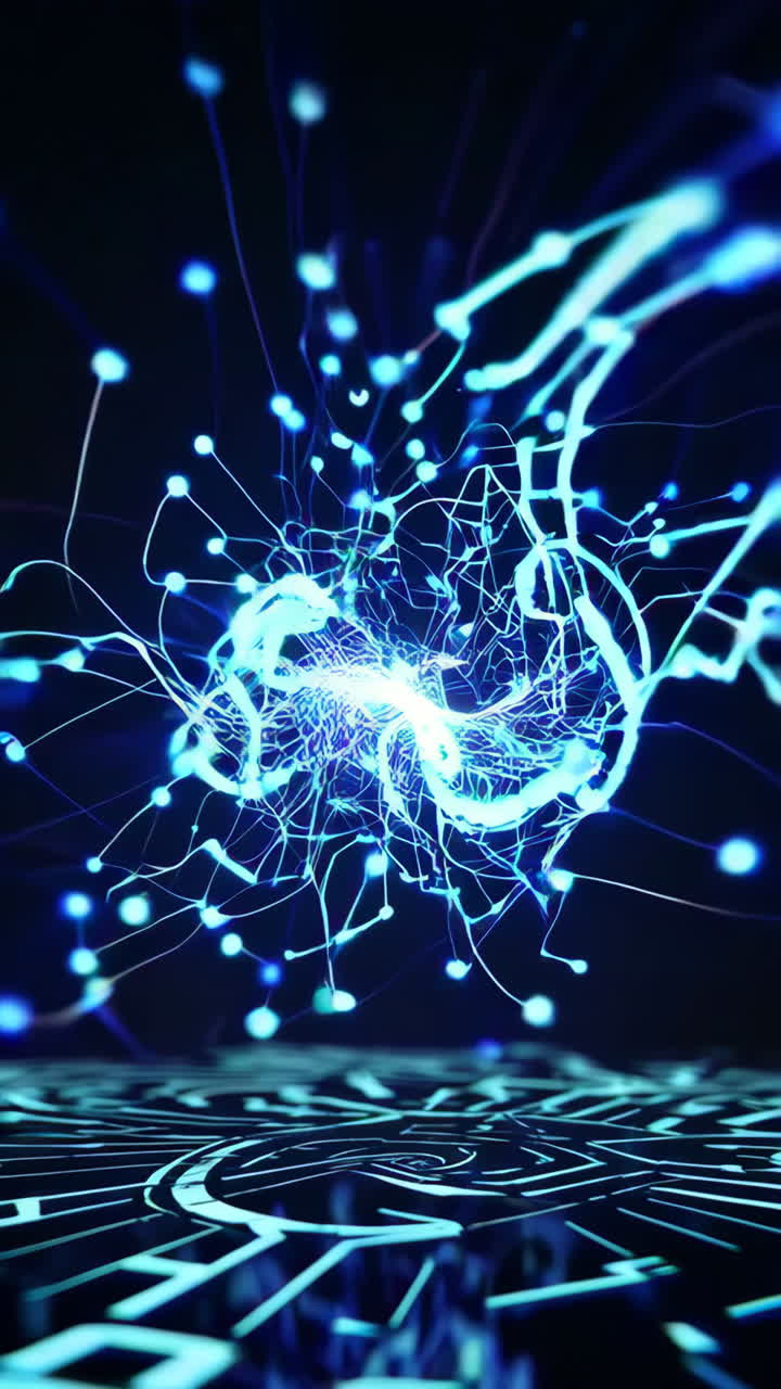 Abstract Glowing Network Design