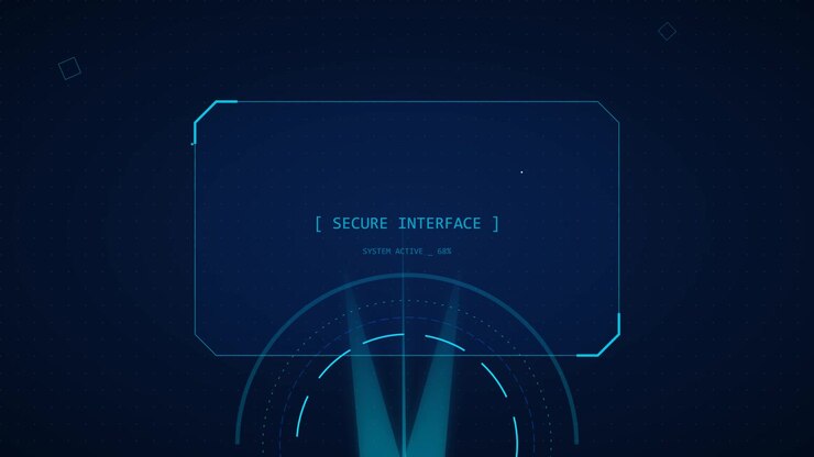 Digital Secure Interface Loading Progress Bar Animation