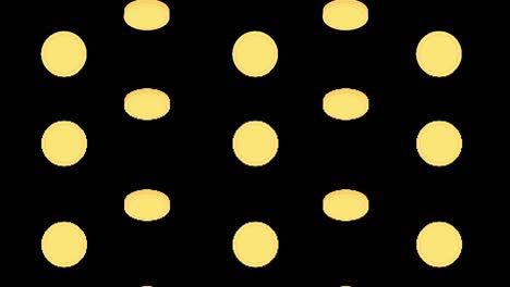 Animated Background With Money Falling Down (Dot Style)