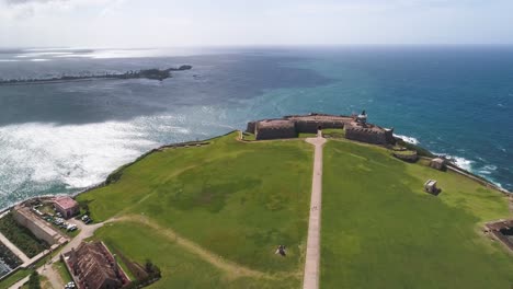 Castillo-San-Felipe-Del-Morro-San-Juan-Puerto-Rico-Drone-Shot