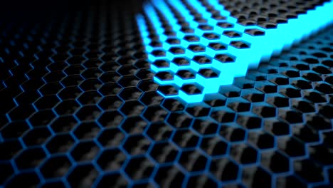 abstract cell surface looping 3d animation