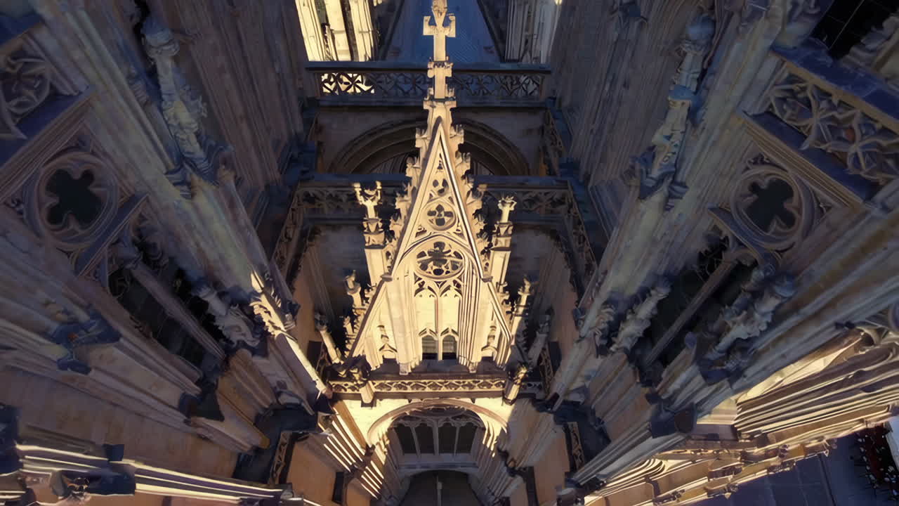 Aerial View of a Cathedral