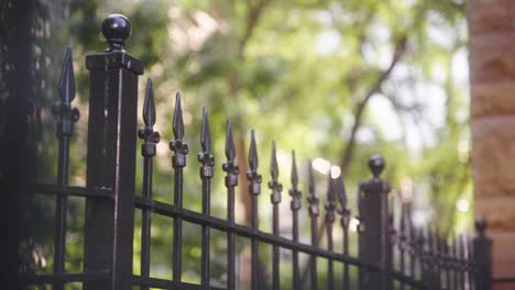 Fence-in-sun-on-Chicago-Street