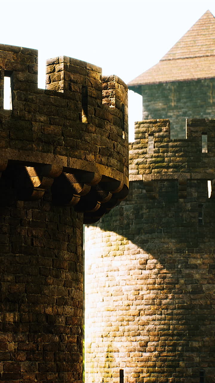 중세 성탑과 성벽