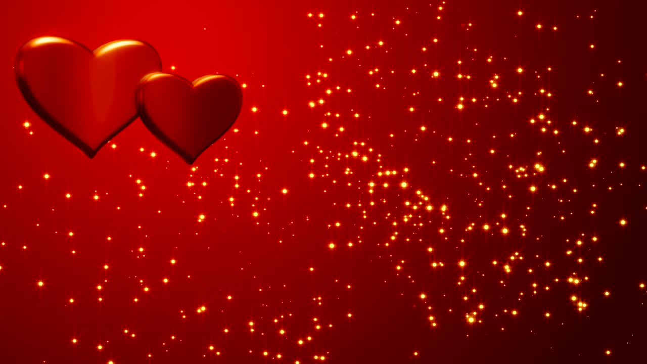corazones rojos. feliz día de san valentín fondo