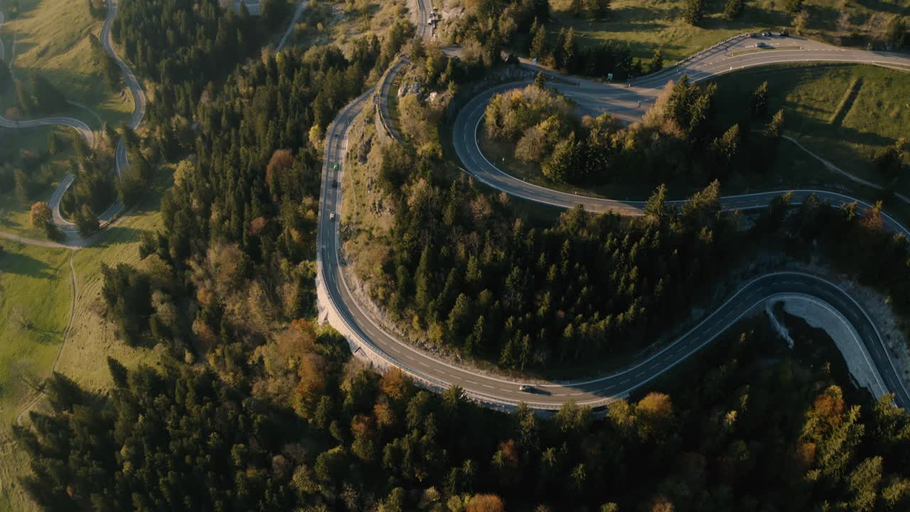 paisaje de otoño en baviera, alemania | 4k uhd d-log: perfecto para gradación de color