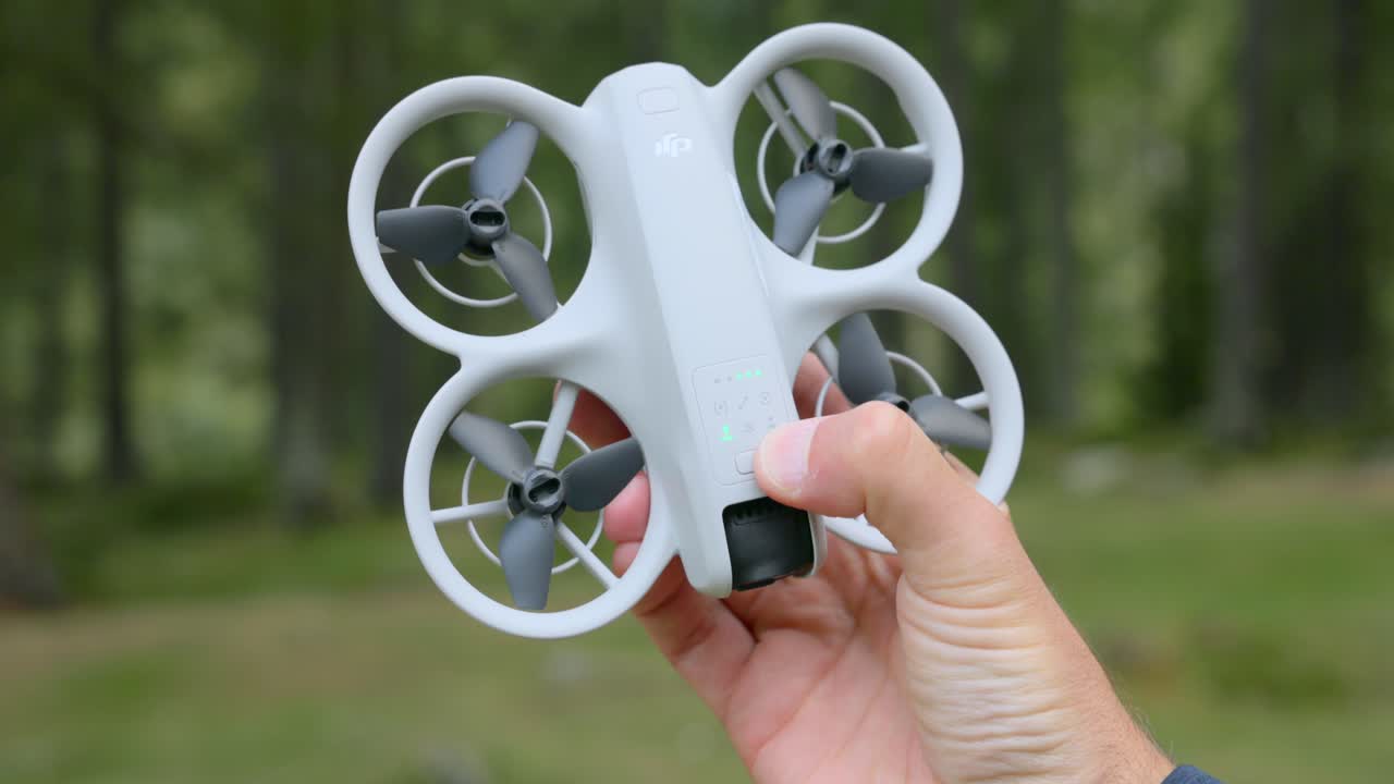 Details of DJI Neo white new modern drone